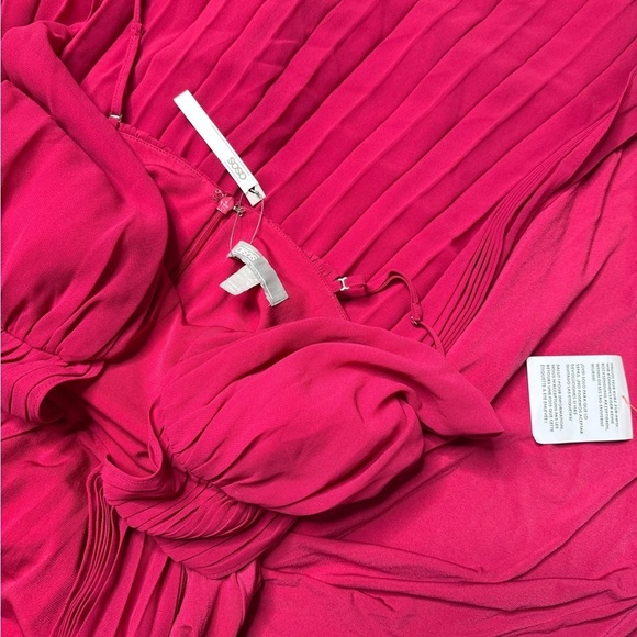 Elegant Pink - Cherry Red Evening Gown - Picture 9 of 10